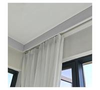 Générique Corniche en Aluminium Extra Longue pour Rideaux et Stores - 1,1 m (3,6 pi) - Boîtier de cantonnière Mural/Plafond pour Une décoration de fenêtre élégante et Stores enrouleurs/vénitiens