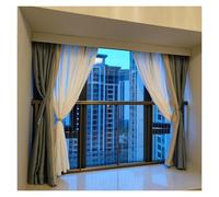 Générique Corniches de Rideaux Robustes en Aluminium de 2,40 m (7,9 pi), Panneaux de cantonnière muraux/Plafond pour Chambre et Salon, revêtement de Rideaux Durable, Solutions élégantes pour Habiller