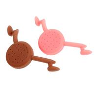 Générique Correcteur de Sourire en Silicone 2pcs Exerciceur de Sourire Portable et Facile à Transporter pour Resserreur des Muscles Bouche
