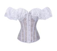 Générique Corset bustier à lacets avec jarretelles pour femmes Corset bustier à lacets avec baleines Lingerie Bodyshaper