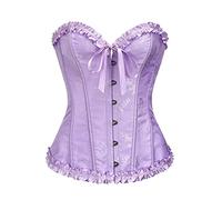 Générique Corset Bustier Femme Sexy Top Lacets Gothique Dentelle Floral Vintage