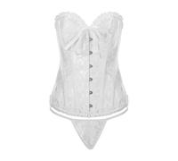 Générique Corset Femme Bustier Cour Simple Crochets Satin Baleines