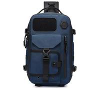 Générique Cosmos Explorer Sling Bag, Anti Theft Tactical, Utdoor Hiking Waterproof Crossbody Shoulder for Hiking Travel (Blue)