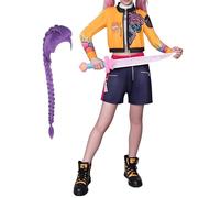 Générique Cosplay Costume for Girl, Hunters Costume with Wig, Anime Character Fancy Dishot Up, Adult Kids Uniforme Tenues Full Set for Halloween Carnival Party