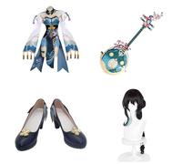 Générique Cosplay Costume For RuanMei HonkaiStarRail,Women Men Uniform With Accessories,Cosplay Replica Prop Wig Shoes Full Set, Halloween Carnival Party Suit