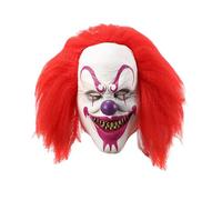 Générique COSPLAY FACE COVER | Masque de couvre-chefs en latex rouge Red Eye | Conception respirante légère léger | Support d'usure confortable stable | Halloween Party Cosplay Costume pour adultes,