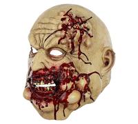 Générique Cosplay Face Masque, Lightweight Cosplay Headgear, Horror Latex Butcher Face Masque For Escape Room, Halloween Party Costume Accessory For Haunted House Dress-Up Photography Escape Room