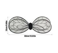 Générique Cosplay Props - Bee Outfit Wings suited to Costumes | Sparkling Decorative Wings with Comfortable Fit Enhance Theme Parties, Stage Shows, Family Fun, Photography, Cosplay Events