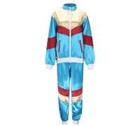 Générique Cosplay Sexy Carnaval Costume de carnaval unisexe disco rétro tendance pour fête sur scène,costume des années 80 et 70,ensemble veste et pantalon de sport