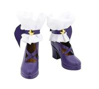 Générique Cosplay Shoes for PrincessConnect,Women Man Anime Game PU Shoes for ComicCon, Cosplay Show, Halloween,Carnival Party A577