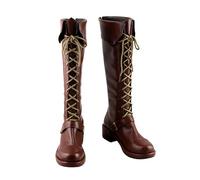 Générique Cosplay Shoes for PrincessConnect,Women Man Anime Game PU Shoes for ComicCon, Cosplay Show, Halloween,Carnival Party A579
