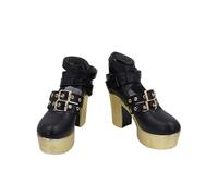 Générique Cosplay Shoes for RiddleRosehearts Heartslabyul,Women Man Anime Game PU Shoes for ComicCon, Cosplay Show, Halloween,Carnival Party A1733