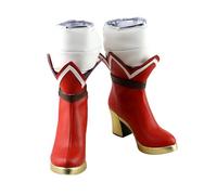 Générique Cosplay Shoes for Rino PrincessConnect,Women Man Anime Game PU Shoes for ComicCon, Cosplay Show, Halloween,Carnival Party A573