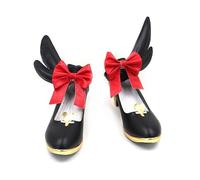 Générique Cosplay Shoes for Shizuru PrincessConnect,Women Man Anime Game PU Shoes for ComicCon, Cosplay Show, Halloween,Carnival Party A580