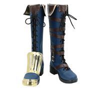 Générique Cosplay Shoes for ThePiltoverEnforcer,Women Man Anime Game PU Shoes for ComicCon, Cosplay Show, Halloween,Carnival Party A1486