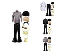 Générique Costume Carnaval 2025, Déguisement carnaval cosplay ensemble style époques passées pour fêtes et festivals, tenue mixte pour hommes et femmes, costume carnaval et scène