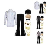 Générique Costume Carnaval 2025, Déguisement carnaval cosplay ensemble style époques passées pour fêtes et festivals, tenue mixte pour hommes et femmes, costume carnaval et scène