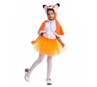 Générique Costume Carnaval Enfant Déguisement Théâtre Scène, Tenue Mascarade Artiste Spectacle, Ensemble Fête Garçon Fille Mode, Vêtement Gala Chic(Orange, 7-9 Years)