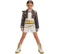 Générique Costume Carnaval Enfant K-p0p Démon Hunters Z-Oey Costume Démon Anime Ensemble Rumi K-Pop Déguisement Confortable pour Théâtre Convention Événement pour Enfants Performance Déguisement Fêt