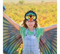 Générique Costume D'aile D'oiseau Pour - Envolez-vous Dans Un Jeu Imaginatif Avec Des Ailes D' Réalistes | Ensemble Complet Cape, Manteau Et Masque D'oiseau | Pour Halloween, Les Pièces De Théâtre