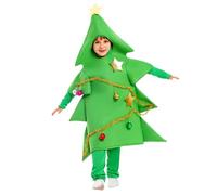 Générique Costume d'arbre de Noël Adulte,Robe Arbre Robe pour Noel Femme Fantaisie fête Deguisement MèRe Soirée Cosplay, Carnaval