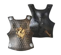 Générique Costume de chevalier - Costume romain léger, Cosplay de chevalier médiéval | Vêtements historiques éducatifs, protège-bras et armure d'épaule de couleur unie adaptés aux jeux de rôle