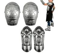 Générique Costume De Chevalier Enfant,Pliable Vêtement Éducatif Historique,Déguisement Chevalier pour Garçons - pour À Thème, Voyage, Feu De Camp, Scène, Festival, Fête De