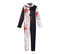 Générique Costume de Clo-wn tueur adulte, costume de Clo-wn d'Halloween adulte, costume sanglant de tueur de Clo-wn maléfique pour les costumes d'Halloween effrayants, jeu de rôle