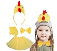Générique Costume De Coq - Robe Bandeau Noeud Papillon Cosplay, Costume De Poulet Pour | Pour Noël, Anniversaire, Thanksgiving, Halloween, Événements À Thème, Jaune 3D, Pour Adultes Et, Fête De