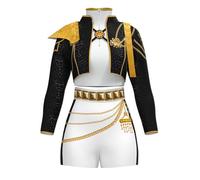 Générique Costume de Cosplay d'halloween pour Filles, Style K-Pop, Chasseurs Démons, Tenue Huntrix, Uniforme Mira Zoey Rumi, Ensemble Complet Fête d'halloween, 2-14 Ans