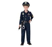 Générique Costume De Cosplay Pour,Costume Policier à Enfiler - Tenues De Jeu De Rôle De Policier,Pour Carnaval Fête Déguisée Spectacle Scolaire Événement