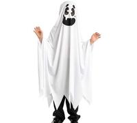 Générique Costume de fantôme adulte, cape d'Halloween pour - Capes de sourire de cosplay d’Halloween | Costume doux festif, cape unisexe polyvalente pour les fêtes de carnaval