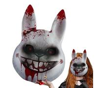 Générique Costume de lapin sinistre - masque de lapin terrifiant | Masque de laapin | Costaces et accessoires pour le théâtre show family cupplay