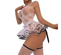 Générique Costume De Noël Femme Robe Flocons Neige Carnaval Festive Tenue Soirée Esprit Rouge Tissu Dentelle Perles Fêtes Fin D'année Paillettes Dorées Père Ceinture Satin Noel Manches Longues