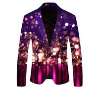 Générique Costume de poche imprimé de loisirs mode pour hommes Green XL