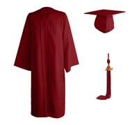 Générique Costume De Remise De Diplôme - 2026 Toge Diplome Robe Unisexe Pour Lycée Et Université Vetement Comprend Robe Un Chapeau À Gland Americain Adulte Femme Homme Ensemble