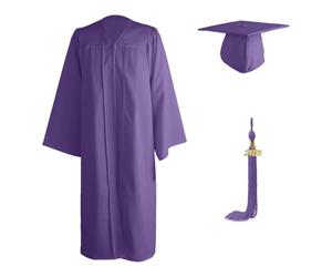 Générique Costume De Remise De Diplôme - 2026 Toge Diplome Robe Unisexe Pour Lycée Et Université Vetement Comprend Robe Un Chapeau À Gland Americain Adulte Femme Homme Ensemble