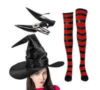 Générique Costume de Sorcière pour Femmes | Costume Cosplay pour Vacations et Fêtes - Tenue pour Halloween, Concerts, Scène, Carnaval, Fêtes Déguisées et à Thème