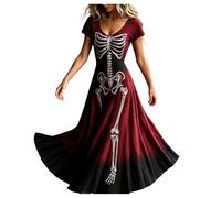 Générique Costume d'halloween Gothique Femme Robes De Fête Vampire Look Usé pour Les Fêtes Thème d'halloween Et Les Rassemblements Entre Amis