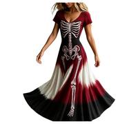 Générique Costume d'halloween Gothique Femme Robes De Fête Vampire Look Usé pour Les Fêtes Thème d'halloween Et Les Rassemblements Entre Amis