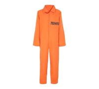 Générique Costume d'Halloween orange pour homme et femme - Unisexe - Costume prisonnier - Cosplay - Carnaval - Décoration de fête - Combinaison de prisonnier