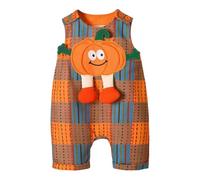 Générique Costume d'halloween pour bébé Onesie Halloween Côtelé Body Enfant Carnaval Déguisement Deguisement Motif Squelette Nouveau-né