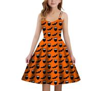 Générique Costume d'halloween pour Fille Medievale Cocktail Rockabilly Dresses Halloween Family Fantaisie Robes de FêTe Vampire Robe Soirée Carnaval Mascarade 3-16 Ans