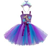 Générique Costume d'halloween pour Fille Vêtements Carnaval Cosplay Déguisement Enfant de Princesse Halloween Ensemble Robe avec sanglante Fêtes, Anniversaires, 2-10 Ans