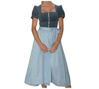 Générique Costume d'Oktoberfest pour femmes de soubrette fille festival bière serveuse Femme Chambre Cosplay Robe traditionnelle D'oktobre Carnaval