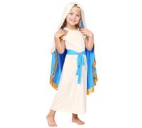 Générique Costume Enfant Berger Costume Joseph Deguisement Jesus Thème de Noël Dress Up Déguisements pour Enfants Idéal pour Fêtes et Représentations Crèche Noël Carnaval