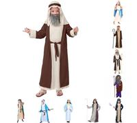 Générique Costume enfant berger, crèche, Noël, Carnaval - costume enfant berger - costume enfant joseph, berger - costume de berger pour enfant - déguisement de saint joseph pour enfants