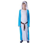 Générique Costume Enfant Berger Joseph Tenue Jésus à Thème de Noël Dress Up Déguisement pour Enfants Idéal pour Représentations de Crèche et Fêtes de Carnaval Cadeau pour Garçons