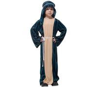 Générique Costume Enfant Berger Joseph Tenue Jésus à Thème de Noël Dress Up Déguisement pour Enfants Idéal pour Représentations de Crèche et Fêtes de Carnaval Cadeau pour Garçons