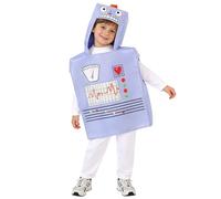 Générique Costume Enfant Garçon Déguisement De Robot Cosplay Pour Spectacle De Science Fiction Et Fête Costumée Tenue D'Automate Déguisement Robotique Garçon Brillant